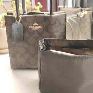 COACH Mini Cally Crossbody, Brown Black